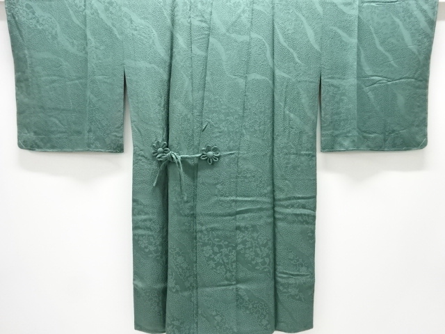 JAPANESE DOCHUGI COAT / WOVEN ARABESQUE FLOWER 